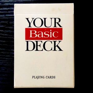 Vintage Basic Cigarettes Poker Size Playing Cards